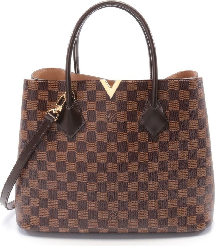 Louis Vuitton 2016 pre-owned Kensington handbag - ShopStyle Tote Bags