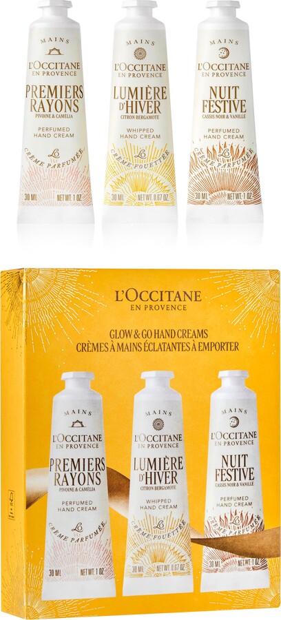 L'Occitane Glow & Go Hand Cream Set $39 Value