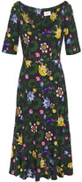 Thumbnail for your product : Erdem Gleny Floral-print Ponte Midi Dress
