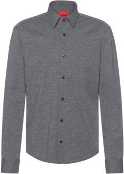 HUGO BOSS High-performance slim-fit shirt in stretch fabric - ShopStyle