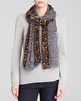 Thumbnail for your product : Rose & Rose Sequin Leopard Print Scarf