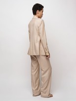 Thumbnail for your product : Max Mara Double Breast Camel & Silk Blazer