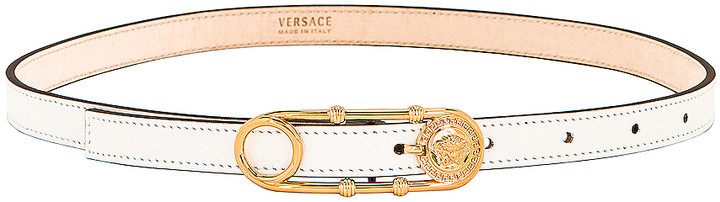 versace white belt mens