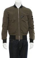 Thumbnail for your product : Tim Coppens Leather-Trimmed Bomber Jacket