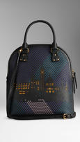 Thumbnail for your product : Burberry The Medium Bloomsbury with London City Motif