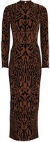 Thumbnail for your product : Hayley Menzies Knit Jacquard Open Back Midi Dress