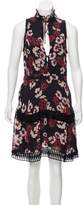 Thumbnail for your product : Nicholas Floral Silk Dress w/ Tags