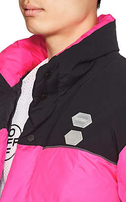Off-White Men's Convertible Down-Quilted Puffer Jacket - Pink