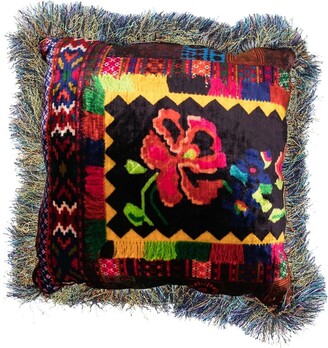 Pierre Louis Mascia Patchwork Embroidered Cushion
