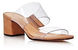 Schutz Women's Victorie Mid-Heel Slide Sandals