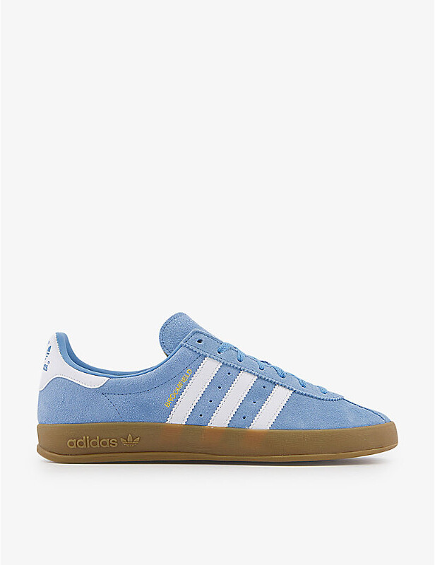 adidas Mens Light Blue White GUM Broomfield Branded Suede Trainers 7 -  ShopStyle Sneakers & Athletic Shoes