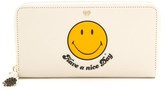 Thumbnail for your product : Anya Hindmarch Smiley Zip Round Wallet
