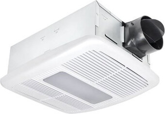 Delta Breez Delta Electronics BreezRadiance 80 CFM Bath Fan LED Dimmable Light with Heater