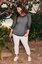 Thumbnail for your product : SLINK Jeans Frayed Crop Skinny Jeans