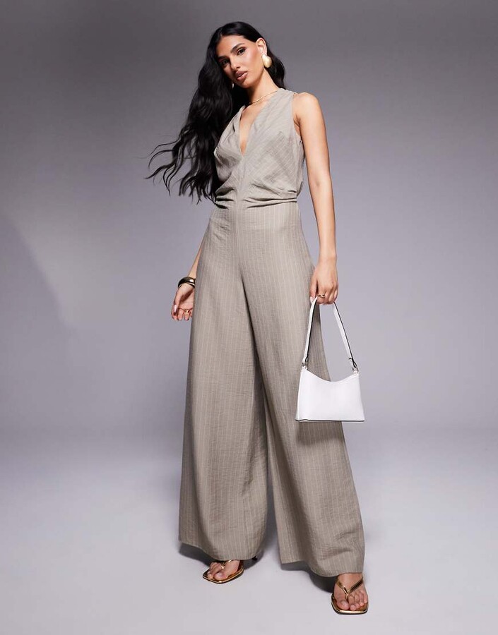 Wide Leg Jumpsuit Asos Jumpsuit Sale Bow Silver Jumpsuit Asos