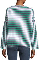 Thumbnail for your product : MiH Jeans Extra Striped Long-Sleeve Cotton Top