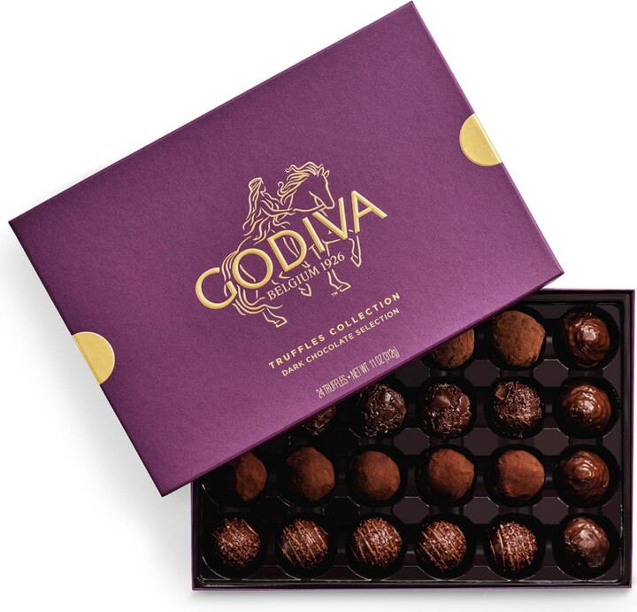 Godiva Dark Chocolate Truffles, 24 Pieces