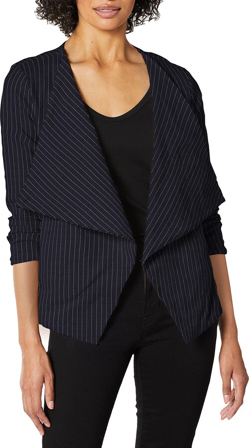 Blank NYC womens Drape Front Jacket ShopStyle