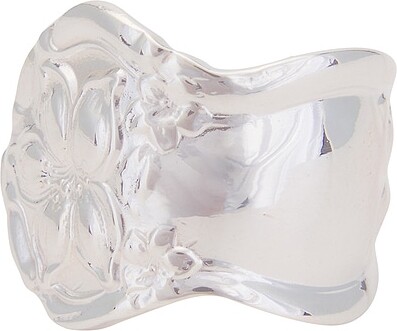 Martine Ali Spoon Ring in Metallic Silver