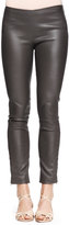 Thumbnail for your product : The Row Jellerton Skinny Leather Ankle Pants