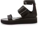 Thumbnail for your product : Helmut Lang Shale 3 strap Sandals