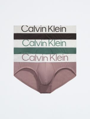 Calvin Klein Reconsidered Steel Micro 3-Pack Hip Brief - ShopStyle