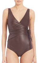 Thumbnail for your product : Lisa Marie Fernandez One-Piece Dree Louise Wrap Maillot