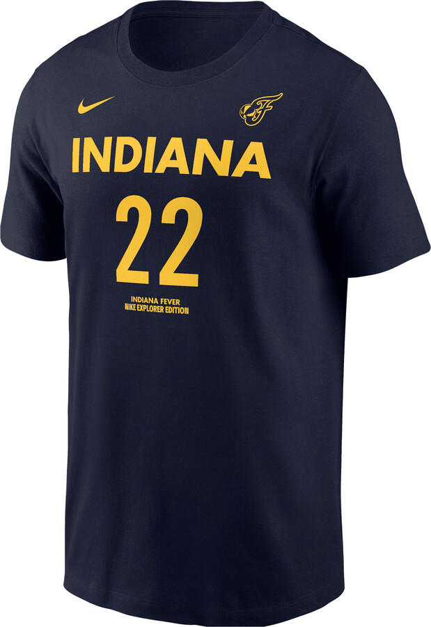 Caitlin Clark Indiana Fever Nike Men's WNBA T-Shirt in Blue | M11332IFCC-NVY