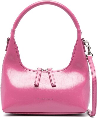 Marge Sherwood crinkled-finish Leather Mini Bag - Pink