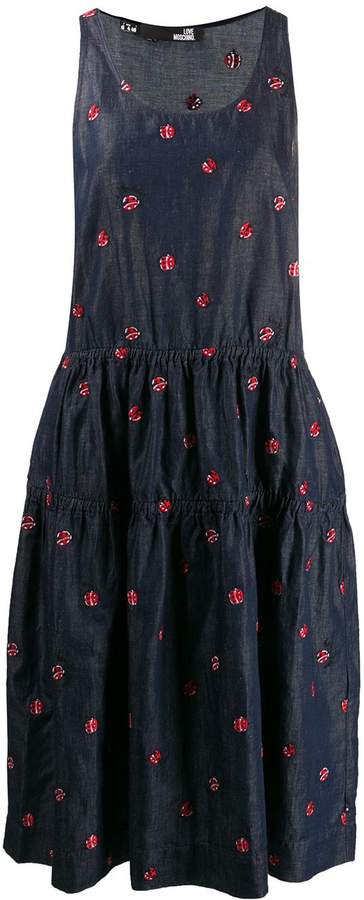 love moschino denim dress