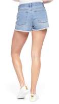 Thumbnail for your product : Juicy Couture Palm Patch Frayed Denim Mid-Rise Short