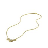 Thumbnail for your product : David Yurman Starburst Necklace with Diamonds in Gold