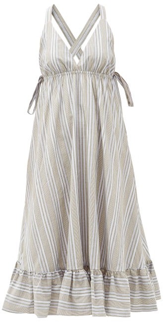 amalfi evening dress champagne