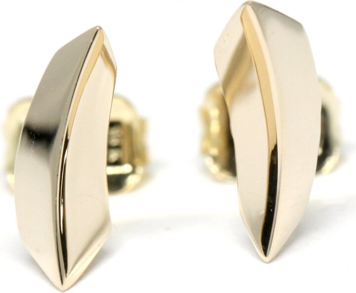 Bena Jewelry - Brace Yellow Gold Stud Earrings - ShopStyle