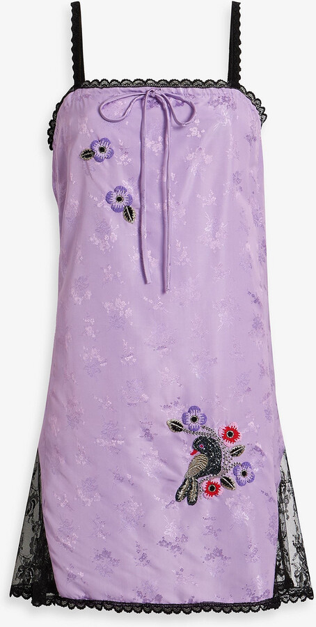 【関税込み】Anna Sui パープル Princess Audrey ドレス Anna Suiのパープル Princess Audrey ドレスがセール中