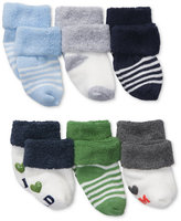 Thumbnail for your product : Carter's Baby Socks, Baby Boys 6-Pack Socks