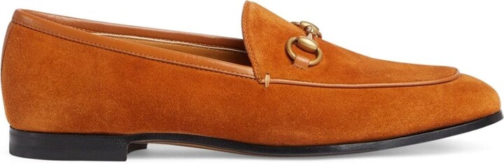 Men's Gucci Jordaan loafer in brown suede