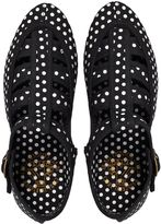 Thumbnail for your product : F-Troupe Takako Black Polka Dot Flat Shoes
