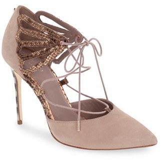 Ted Baker Women's 'Mallai' Lace-Up D'Orsay Pump