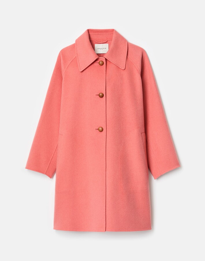 Lafayette 148 New York Cashmere Double Face Oversized Car Coat