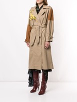 Thumbnail for your product : Preen by Thornton Bregazzi Colour Block Trench Coat