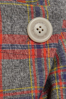 Thumbnail for your product : Vivienne Westwood D.f. Flap Cropped Tartan Wool Tapered Pants - IT42
