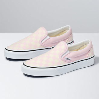slip on vans checkerboard womens