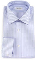 Thumbnail for your product : Charvet Striped Barrel-Cuff Dress Shirt, Purple