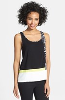 Thumbnail for your product : Adrianna Papell Colorblock Tank