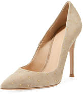 Thumbnail for your product : Gianvito Rossi Suede Studded 105mm Pumps