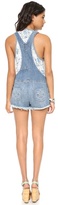 Thumbnail for your product : Siwy Jessie Slouchy Short Overalls
