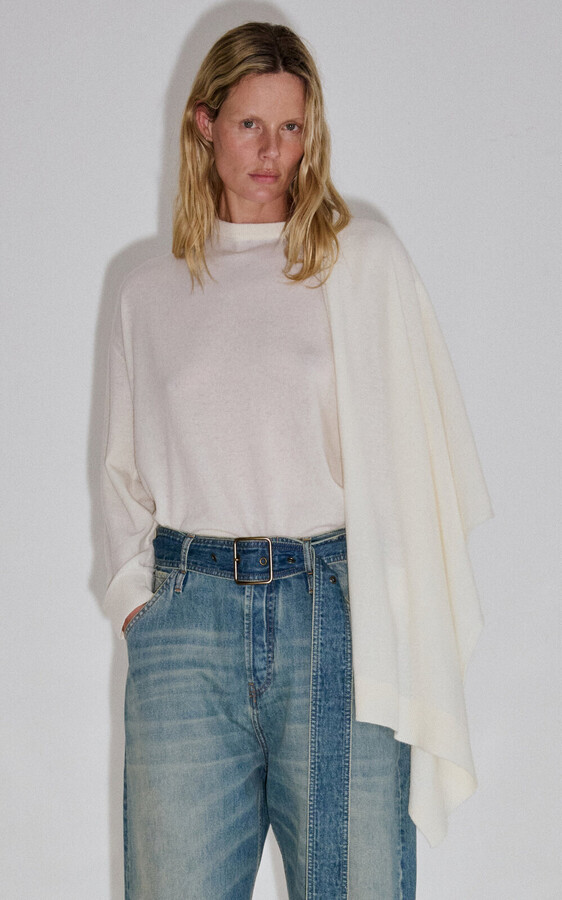 DARKPARK Wool Knit Scarf Top