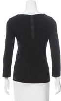 Thumbnail for your product : Piazza Sempione Textured Long Sleeve Top