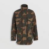 Thumbnail for your product : Burberry Camouflage Print Cotton Canvas Field Jacket